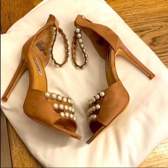 CAPE ROBBIN MAUVE MICROSUEDE STILETTO SANDALS. NEW - Picture 2 of 8